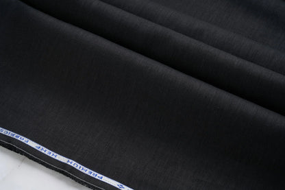 Organic Black Hemp Fabric | 155gsm | Soft & Breathable | Curtains & Clothing-3