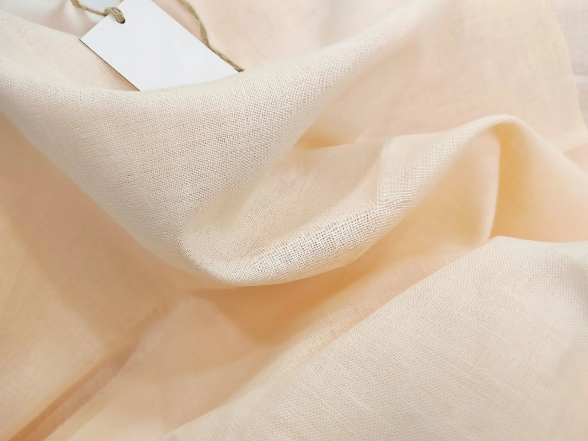 Light Peach Hemp Fabric | Organic | 155gsm | 147cm Wide | GOTS Certified-2