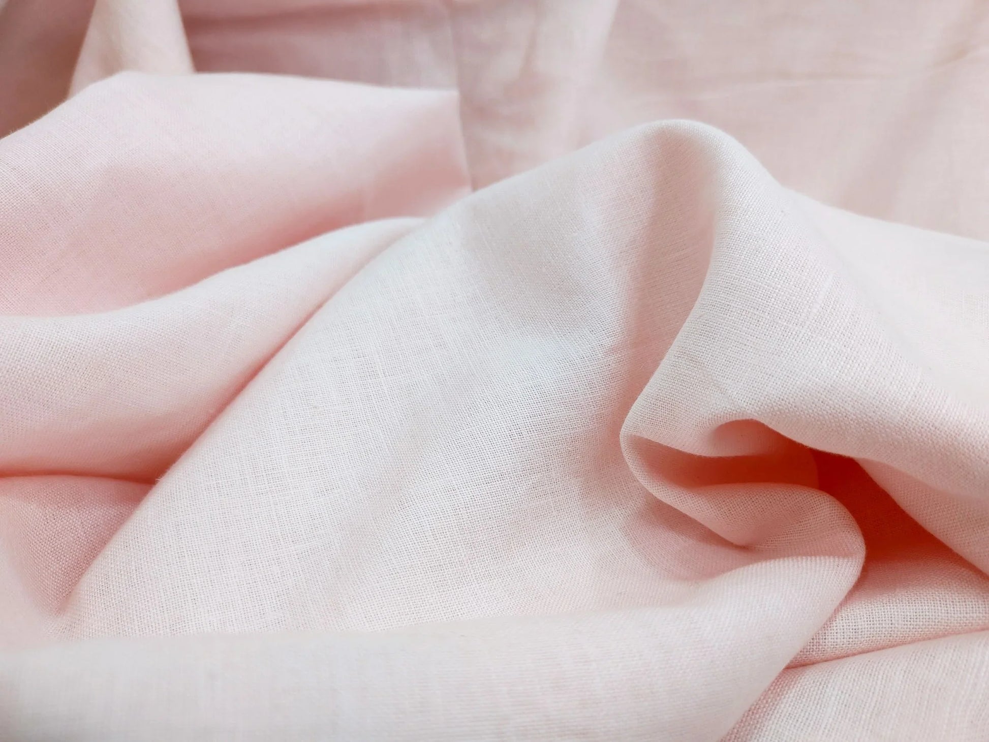 Light Pink Hemp Fabric | Organic | 155gsm | 147cm Wide | GOTS Certified-3