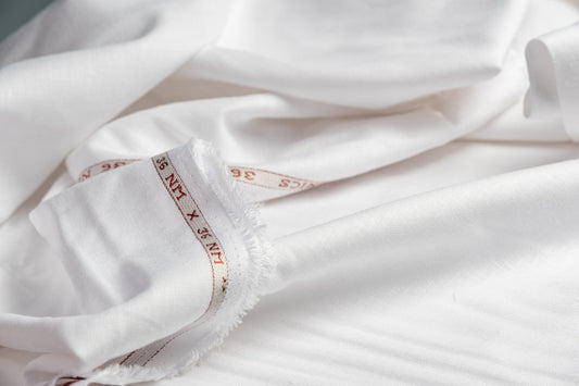 White Hemp Fabric | 100% Organic, 145gsm, 147cm Wide | Curtains, Clothing, Table Linen | GOTS Certified-1