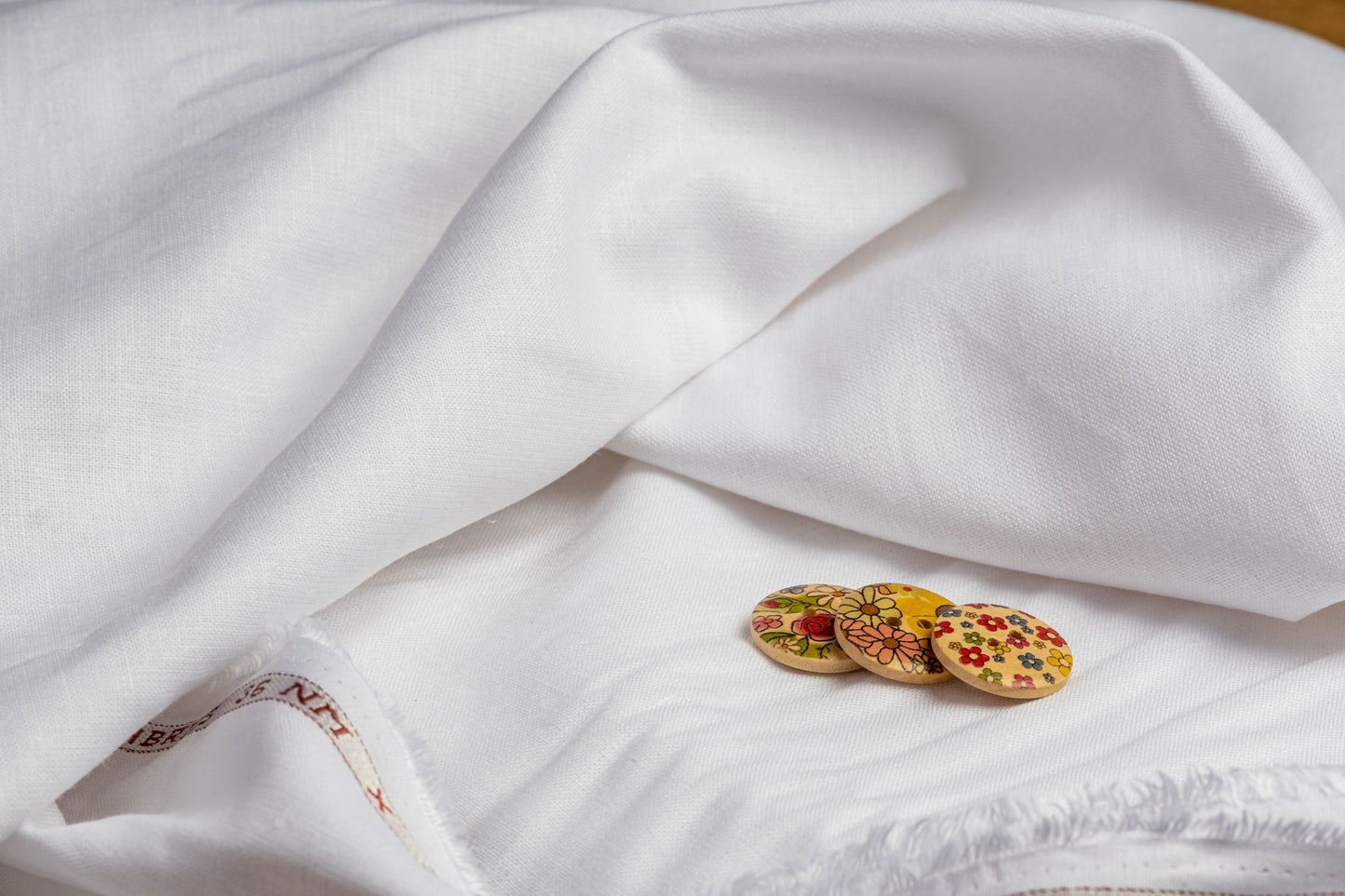 White Hemp Fabric | 100% Organic, 145gsm, 147cm Wide | Curtains, Clothing, Table Linen | GOTS Certified-0