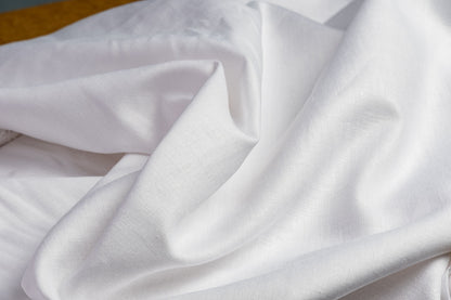 White Hemp Fabric | 100% Organic, 145gsm, 147cm Wide | Curtains, Clothing, Table Linen | GOTS Certified-2