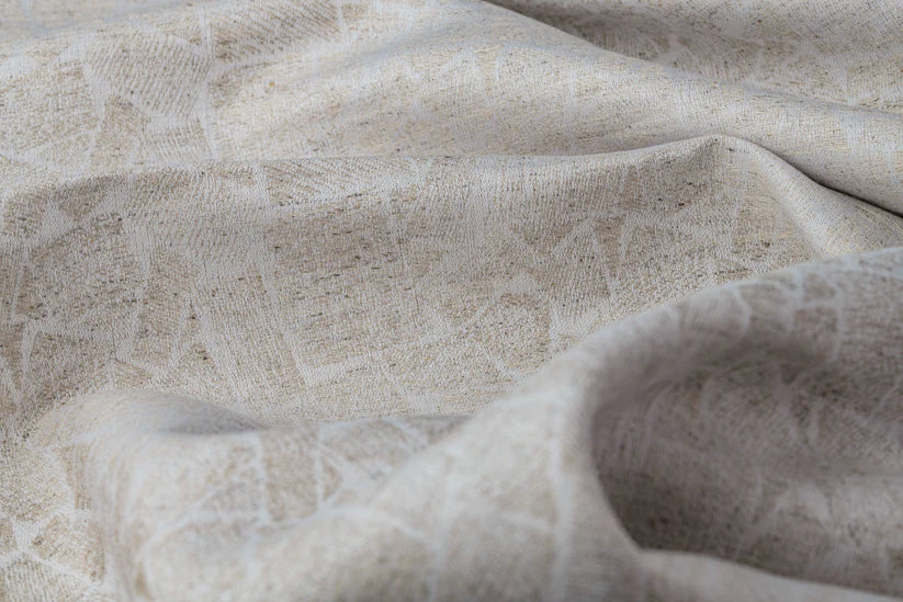 Organic Hemp Fabric - Natural | Stone Pattern | 145gsm | Textured Weave-0