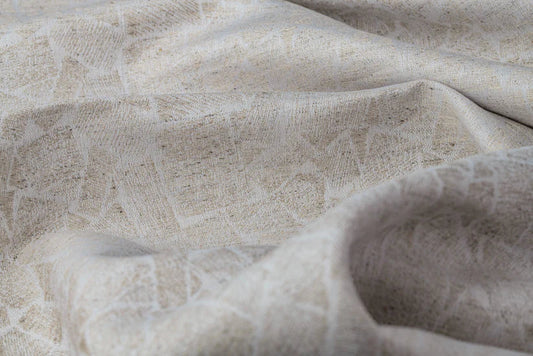 Organic Hemp Fabric - Natural | Stone Pattern | 145gsm | Textured Weave-0