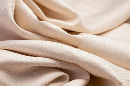 Cream Hemp Fabric | Organic | 155gsm | 147cm Wide | GOTS Certified-0