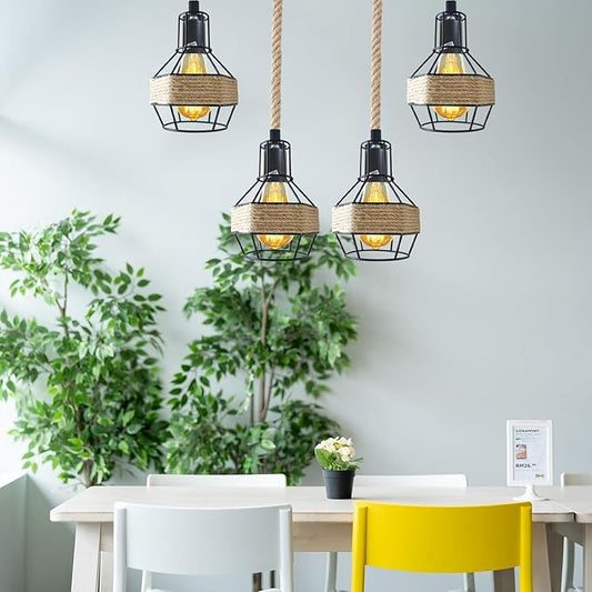 Hemp Design Kitchen Lights For Over Table~5582-0