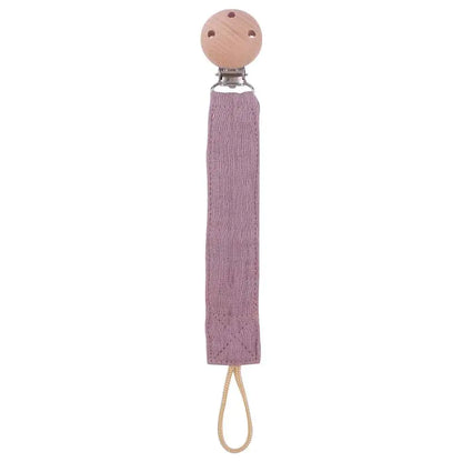 Beech Pacifier Clip for Soothing Baby - Cotton & Hemp