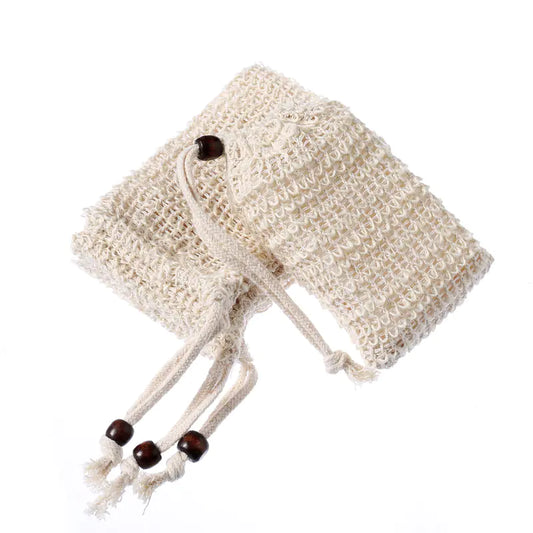 Handmade Soap Bag with Hemp and Ramie for Home Use