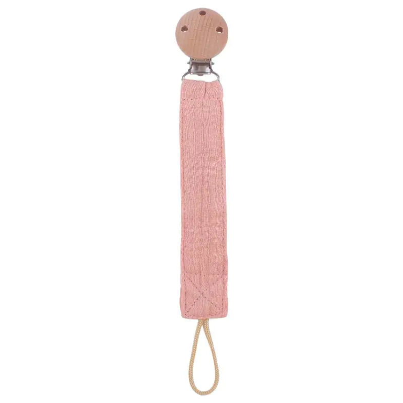 Beech Pacifier Clip for Soothing Baby - Cotton & Hemp