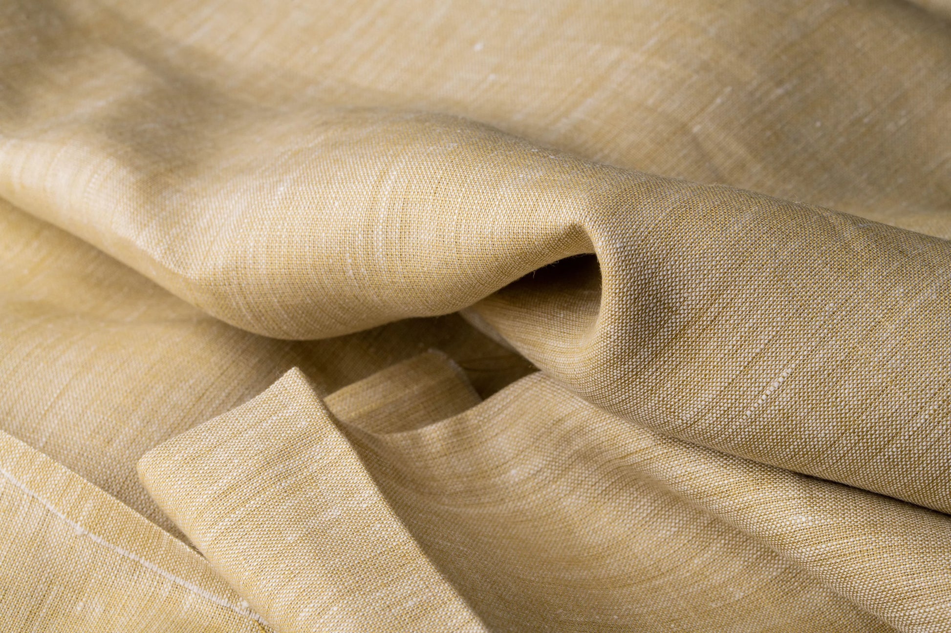 Fawn Yellow Hemp Fabric | Organic | 155gsm | 147cm Wide | GOTS Certified-0