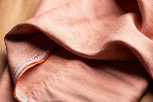 Burnt Orange Hemp Fabric | Organic | 155gsm | 147cm Wide | GOTS Certified-0