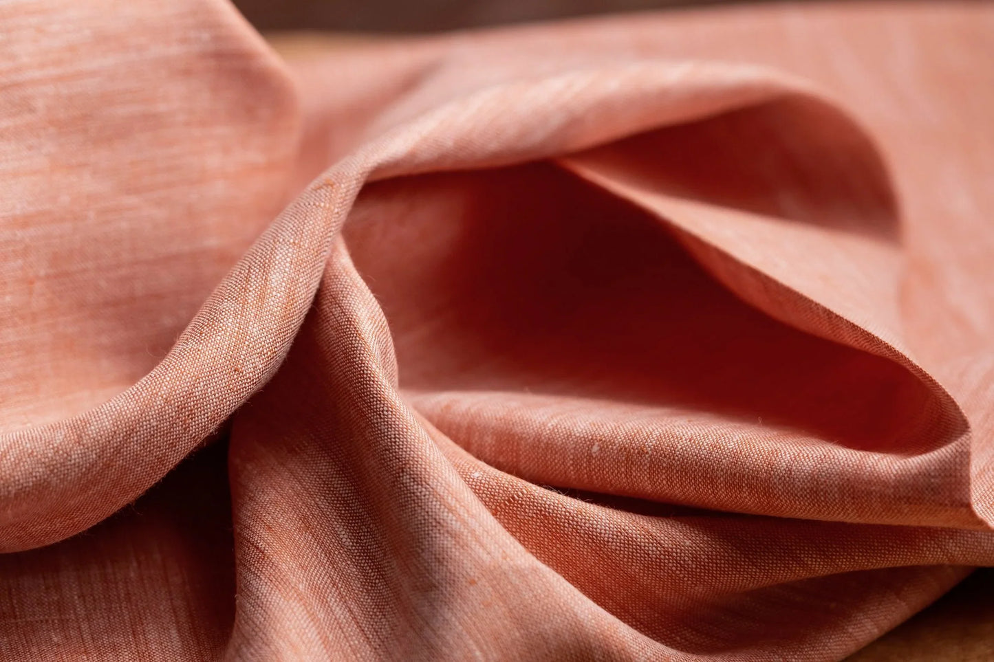 Burnt Orange Hemp Fabric | Organic | 155gsm | 147cm Wide | GOTS Certified-2