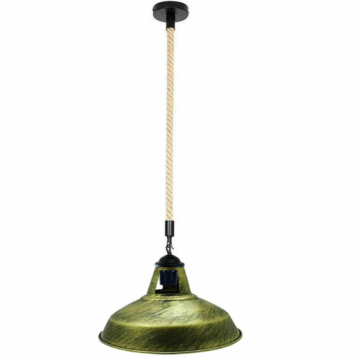 Hemp Rope Pendant Light - E27 Base ~5445-7