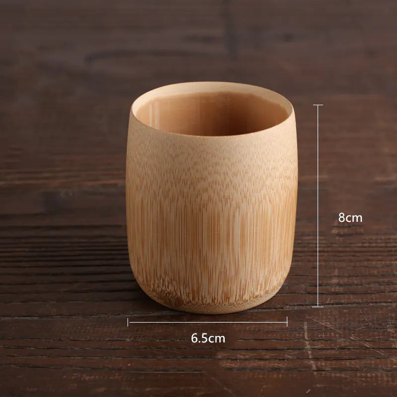 Bamboo Charcoal Beer Cup - Unfinished Bamboo Craft