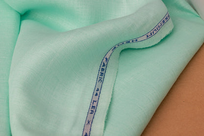 Mint Green Hemp Fabric | Organic | 155gsm | 147cm Wide | GOTS Certified-0