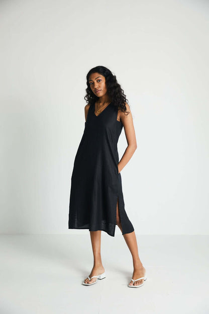The Hemp Noir Dress-4