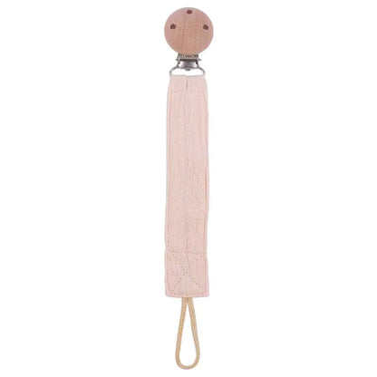 Beech Pacifier Clip for Soothing Baby - Cotton & Hemp