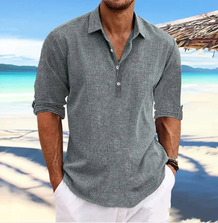Men's Hemp Long Sleeve Shirt