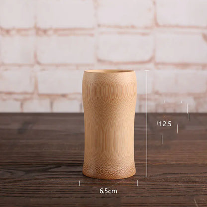 Bamboo Charcoal Beer Cup - Unfinished Bamboo Craft