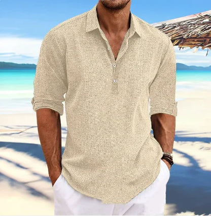 Men's Hemp Long Sleeve Shirt