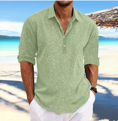 Men's Hemp Long Sleeve Shirt