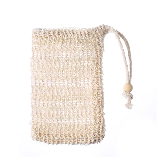 Handmade Soap Bag with Hemp and Ramie for Home Use