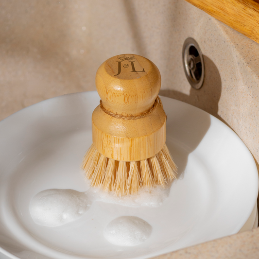 Bamboo Hand Dish Brush-0