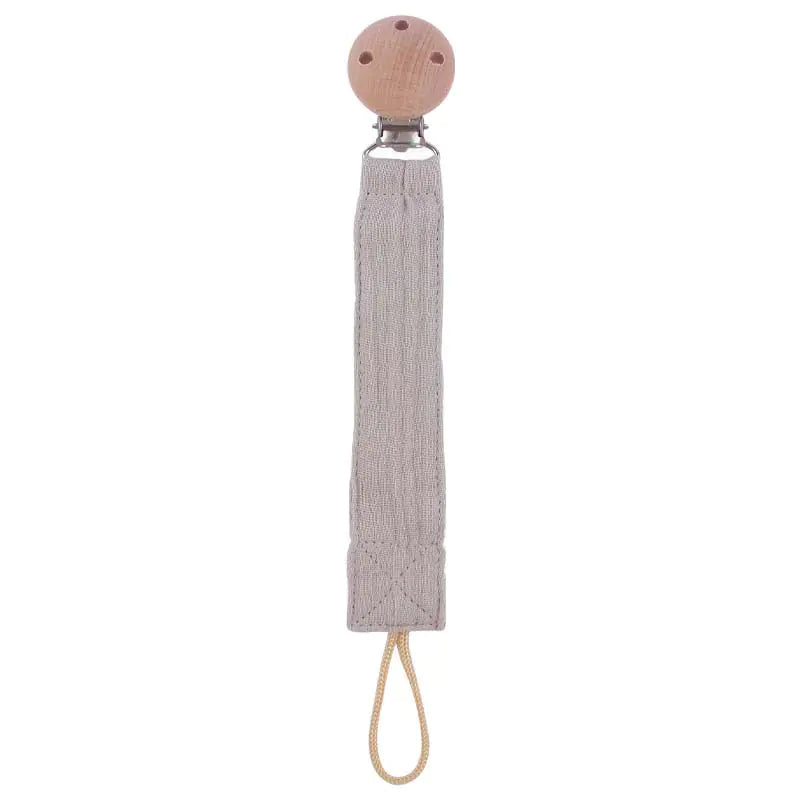 Beech Pacifier Clip for Soothing Baby - Cotton & Hemp