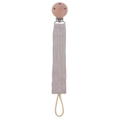 Beech Pacifier Clip for Soothing Baby - Cotton & Hemp