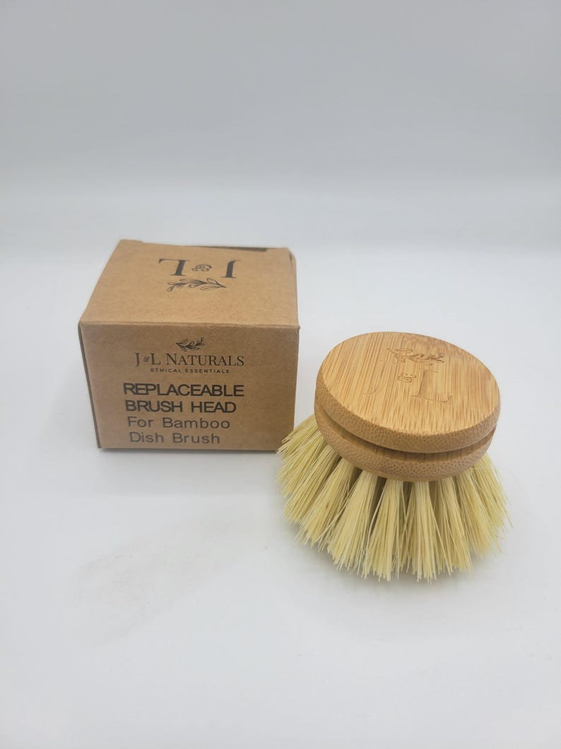 Bamboo Dish Brush With Long Handle-5