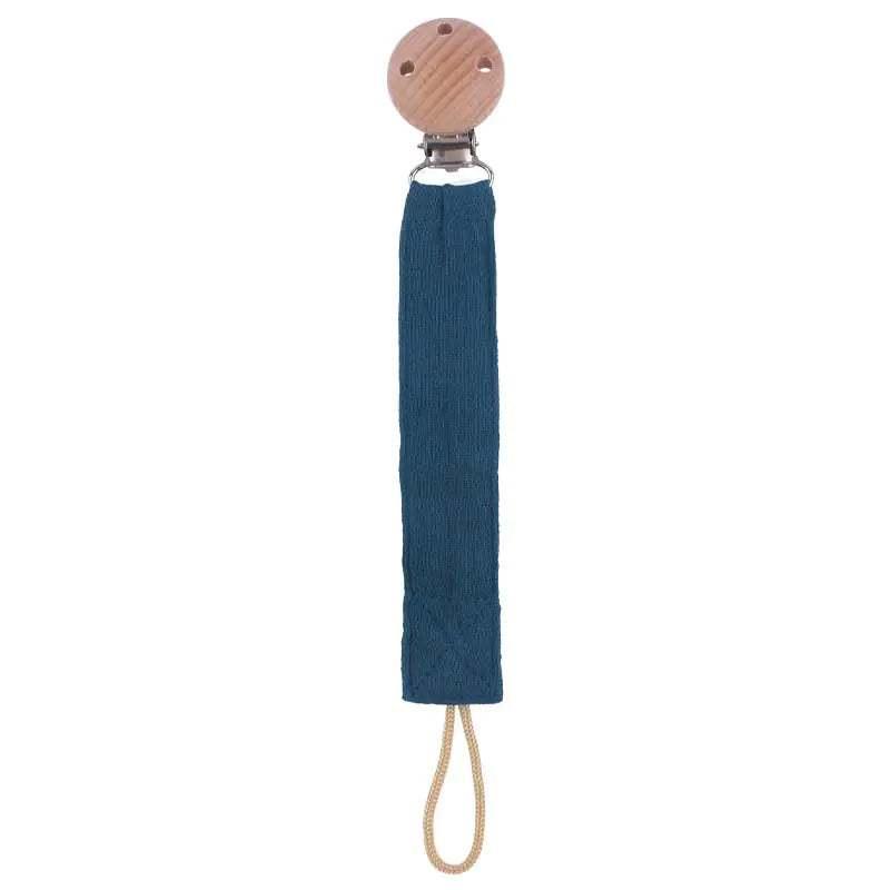 Beech Pacifier Clip for Soothing Baby - Cotton & Hemp