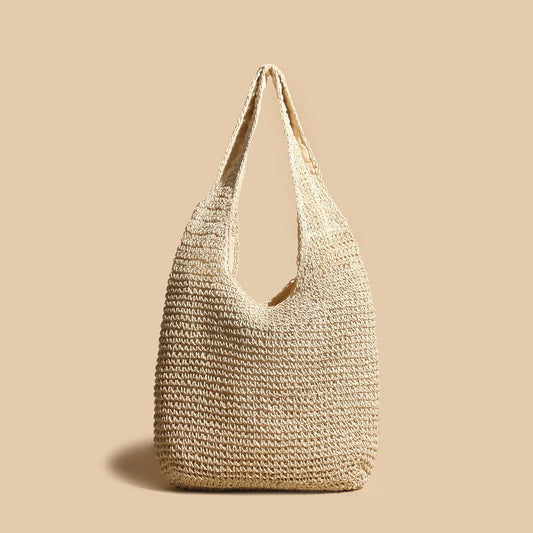 Soft Knitted Wool Bag for Women - Portable Hemp Design