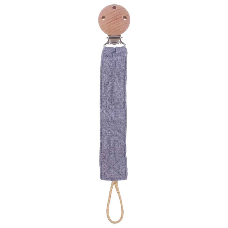 Beech Pacifier Clip for Soothing Baby - Cotton & Hemp