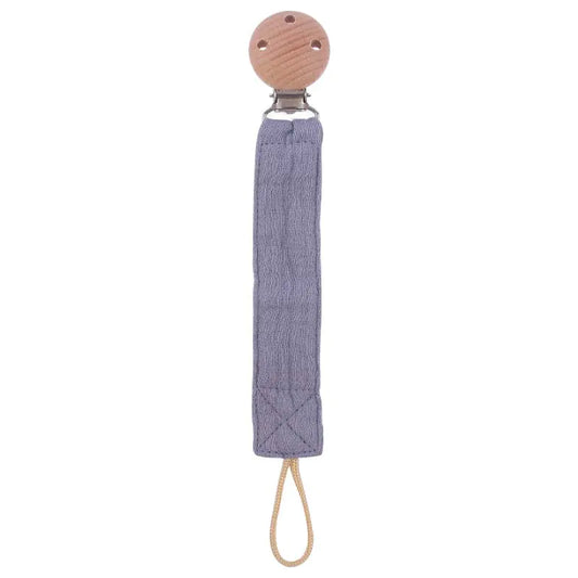 Beech Pacifier Clip for Soothing Baby - Cotton & Hemp