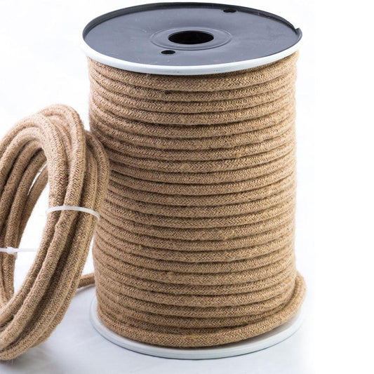 1m/5m/10m Hemp Electrical Wire  2 Core Round Fabric Cable Cord~3024-1
