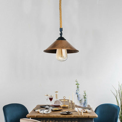 Hemp Rope Pendant Light - E27 Base~2022-4