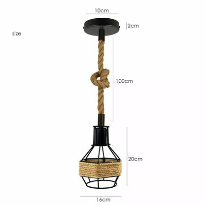 Hemp Design Kitchen Lights For Over Table~5582-4