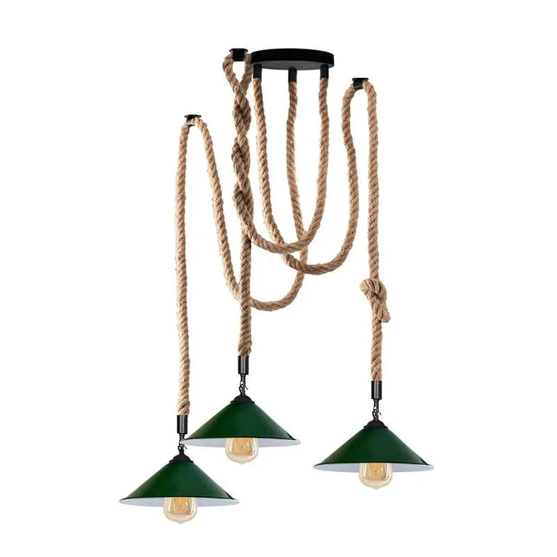 Hemp Rope Pendant Lights for Kitchen Island ~5079-2