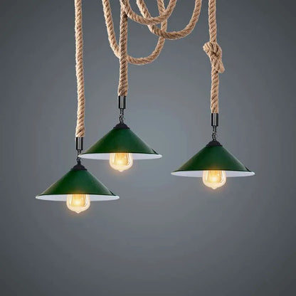 Hemp Rope Pendant Lights for Kitchen Island ~5079-4