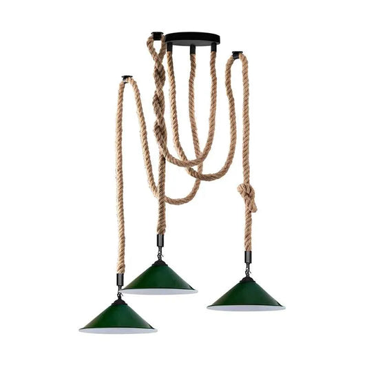Hemp Rope Pendant Lights for Kitchen Island ~5079-1