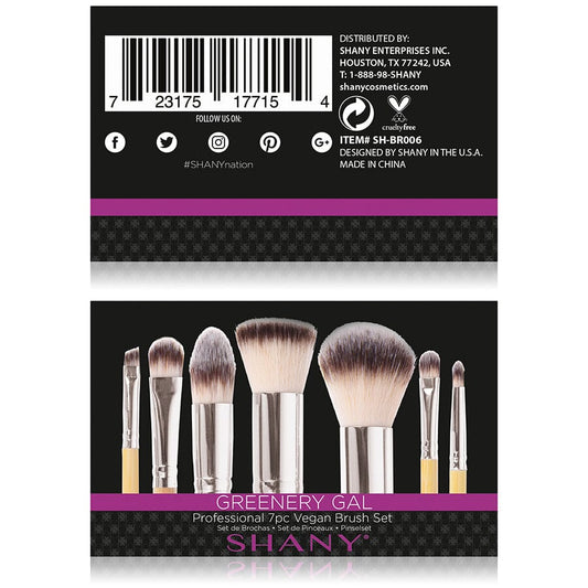 I love Bamboo - 7pc Petite Pro Bamboo brush set with Carrying Case-1