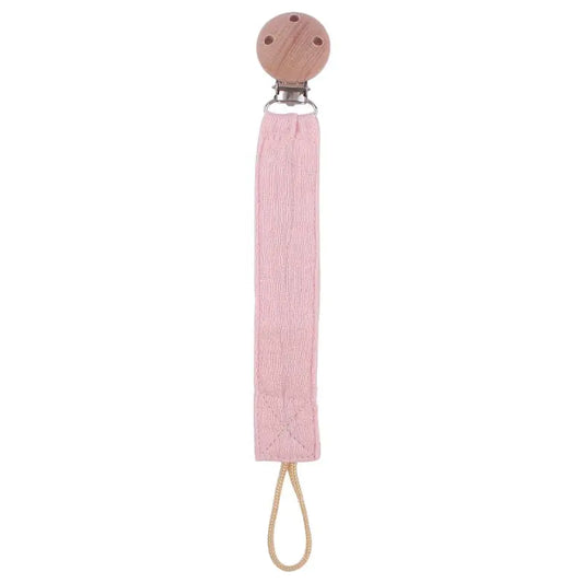 Beech Pacifier Clip for Soothing Baby - Cotton & Hemp