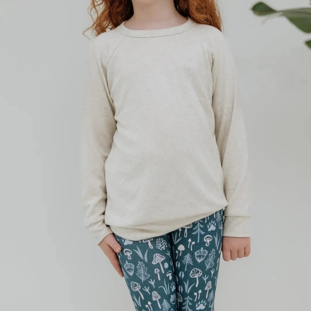 Youth Bamboo Raglan Pullover